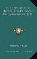 Die Beichte, Eine Historisch-Kritische Untersuchung (1828)