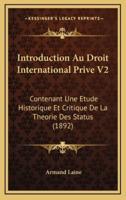 Introduction Au Droit International Prive V2