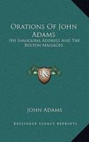 Orations of John Adams