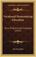 Vocational Homemaking Education