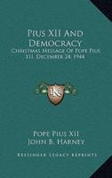 Pius XII and Democracy