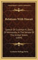 Relations With Hawaii
