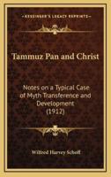 Tammuz Pan and Christ