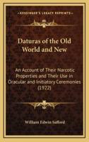 Daturas of the Old World and New