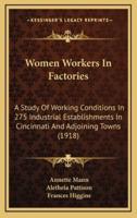 Women Workers In Factories