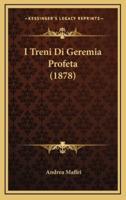 I Treni Di Geremia Profeta (1878)