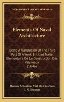 Elements Of Naval Architecture