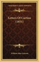 Letters Of Curtius (1851)