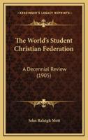 The World's Student Christian Federation