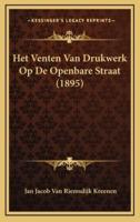 Het Venten Van Drukwerk Op De Openbare Straat (1895)