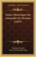 Notice Historique Sur Antonello De Messine (1825)