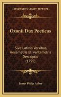 Oxonii Dux Poeticus