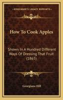 How To Cook Apples