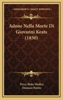 Adone Nella Morte Di Giovanni Keats (1830)