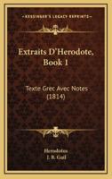 Extraits D'Herodote, Book 1