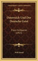 Osterreich Und Der Deutsche Geist