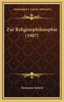 Zur Religionphilosophie (1907)