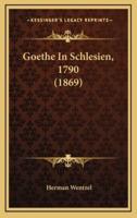 Goethe In Schlesien, 1790 (1869)