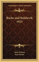 Boche and Bolshevik 1923