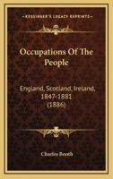Occupations Of The People