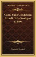 Cenni Sulle Condizioni Attuali Della Sardegna (1849)