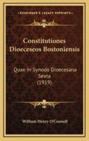 Constitutiones Dioeceseos Bostoniensis