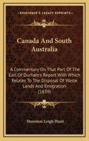 Canada And South Australia