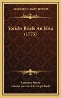 Yoricks Briefe An Elisa (1775)