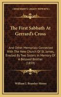 The First Sabbath At Gerrard's Cross