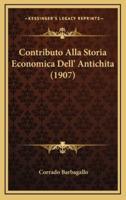 Contributo Alla Storia Economica Dell' Antichita (1907)