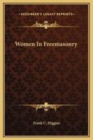 Women In Freemasonry