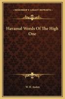 Havamal Words Of The High One