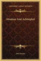 Absalom And Achitophel