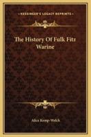 The History Of Fulk Fitz Warine