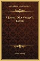 A Journal Of A Voyage To Lisbon