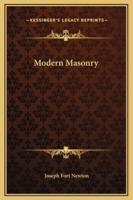 Modern Masonry