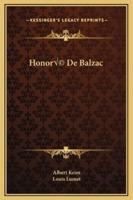 Honoré De Balzac