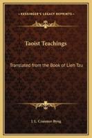 Taoist Teachings