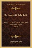 The Lament Of Baba Tahir