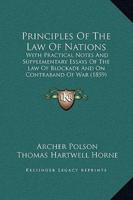 Principles Of The Law Of Nations