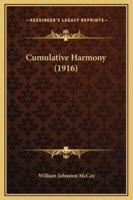Cumulative Harmony (1916)