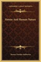 Nature And Human Nature