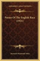 Poems Of The English Race (1921)