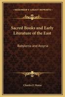 Sacred Books and Early Literature of the East