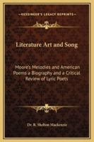 Literature Art and Song