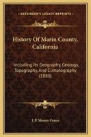 History Of Marin County, California