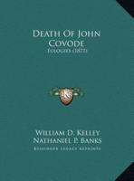 Death Of John Covode