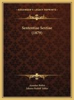 Sententiae Sextiae (1879)