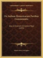 De Aedium Homericarum Partibus Commentatio