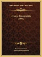 Defensa Pronunciada (1861)